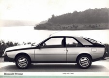 Photo de presse original press photo Renault Fuego GTX 2 litres 1981
