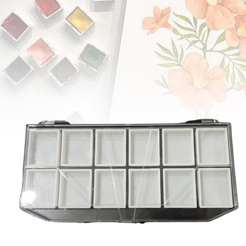 Palette aquarelle vide 12 - d'aquarelle,