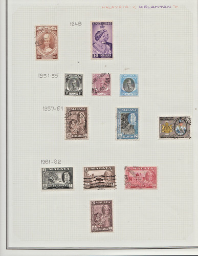 Ref 719 timbres poste malaisie - ref,