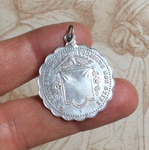 Médaille argent communion - médaille,