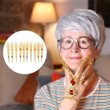  10pcs strass fausse bout