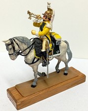 SEGOM FIGURINE EMPIRE TROMPETTE 23° RÉGIMENT DE DRAGONS 1/32 MADE IN FRANCE