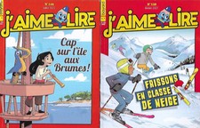 Lot x 2 livres Illustrés Jeunesse J'AIME LIRE--BAYARD-Jeux, BD, romans, actus