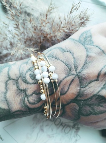 Bracelet semainier joncs - bracelet,