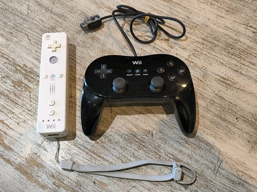 Manette wii pro noire - manette,