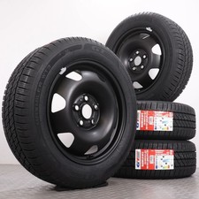 Roues d'hiver 17 pouces VW T5 T6 T6.1 Robinets en acier d'origine noir pneus 215
