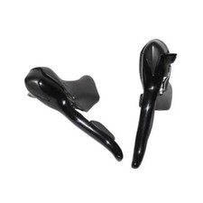 Levier/manette route 7v. double alu noir compatible shimano - Microshift