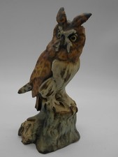 FIGURINE EN BISCUIT HIBOU /