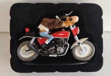 Figurine moto en résine Joe