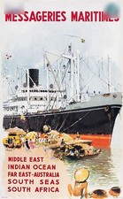 Affiche Poster Bateau Paquebot