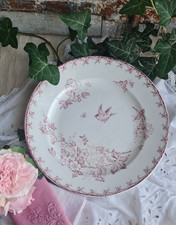 ANCIEN PLAT ROND AUBEPINE