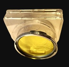 ZEISS IKON CONTAREX FILTRE coloré JAUNE _B 56 _ étui plastique