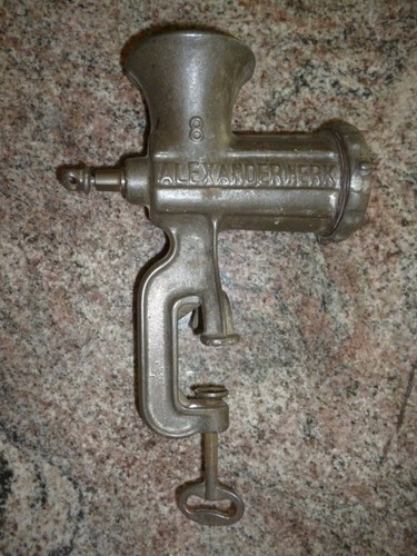 Ancien hachoir viande en - hachoir,
