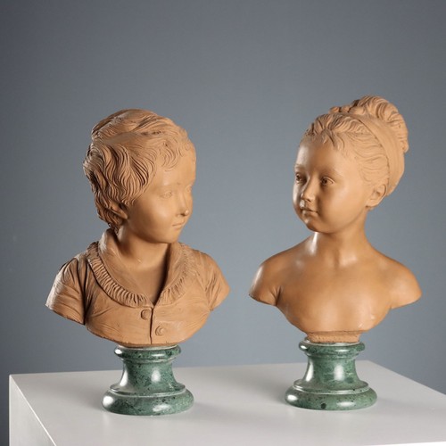 Bustes anciens terre cuite - bustes,