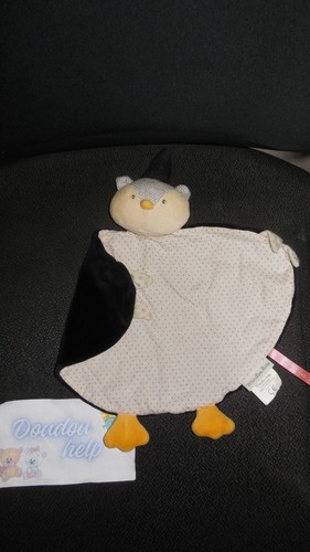 Doudou plat chouette hibou - doudou,