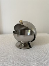 Sucrier boule inox 70's vintage