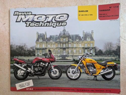 Revue technique moto - technique,