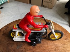 JOUSTRA Moto N°26 moteur à friction Made In France Long : 28cm Jouet ancien TBE