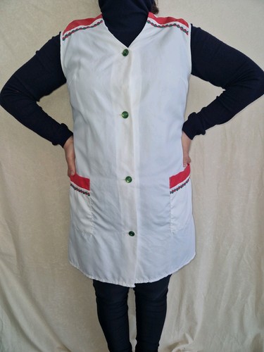 Nylon dederon smock apron - dederon,