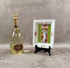RARE Cendrier Champagne Ruinart porcelaine par Revol Made in France Vintage 1970