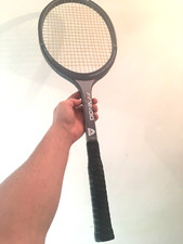 ancienne raquette tennis bois DONNAY+ housse vintage tennis racket