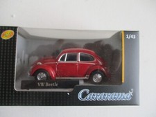 MINIATURE   1/43  CARARAMA  VOLKSWAGEN BEETLE LA COX BORDEAUX