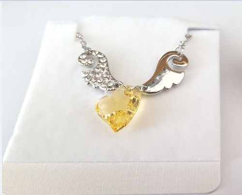 Collier argent aile ange