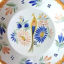 Assiette ancienne signé