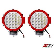 2x 63w Rouge LED Travail Feux