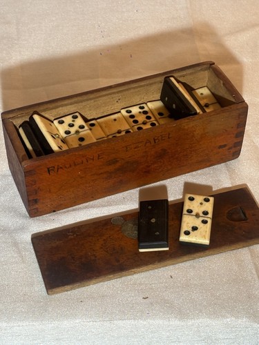 Rare ancien jeu de dominos - rare,