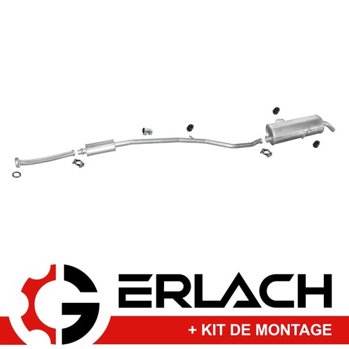 Echappement silencieux pour