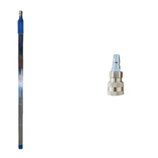 Kit d'outils de nettoyage de radiateur de voiture avec tige 40 cm et tête pivot