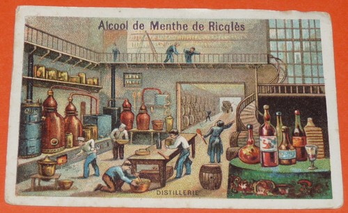 Chromo 1890 1900 - chromo, alcool