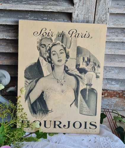 Ancien carton publicitaire - ancien,