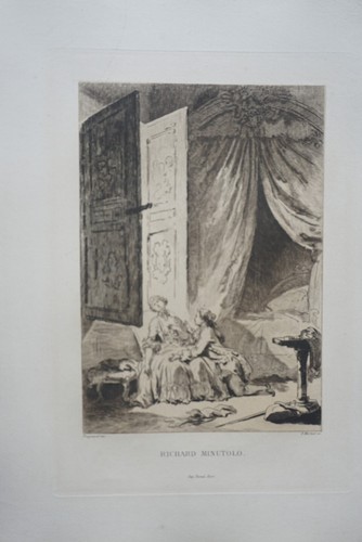 Fragonard gravure - fragonard, (1732-1806)