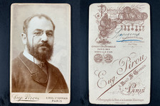 Pirou, Paris, Léon Bourgeois, politicien Vintage cdv albumen print.Léon Bourge