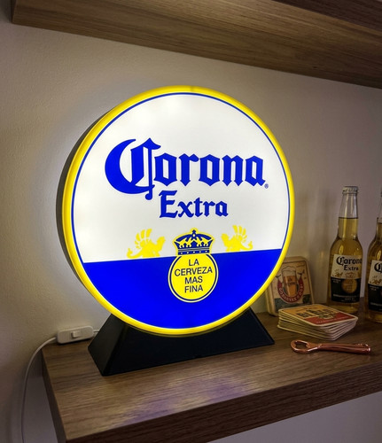 Enseigne corona lumineuse - enseigne,