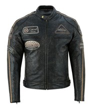 Blouson Moto en Cuir pour
