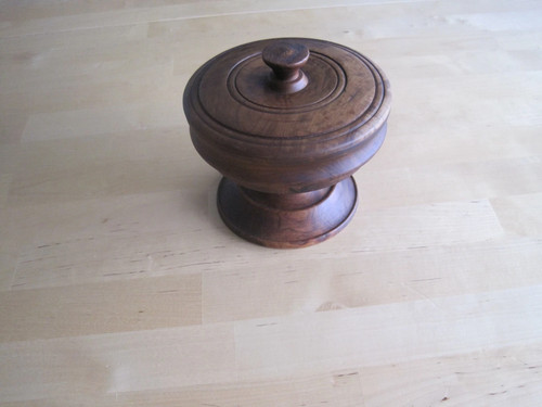 Pot bois olivier tournée - en,