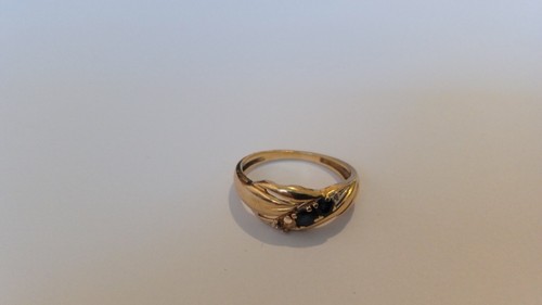 Bague saphirs et 2 - 2,