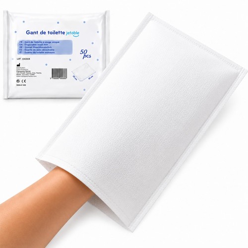 1000 gants toilette - de,