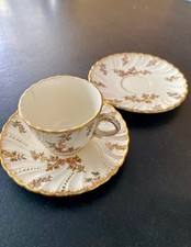 tasse à café 19ème Sarreguemines modèle Louis XV