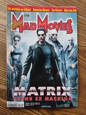 Mad Movies nº119, Matrix, Keanu Reeves, cinéma, horreur, fantastique, Tv, Néo