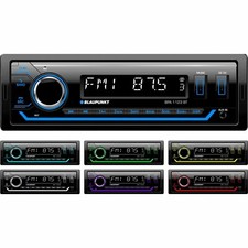 Blaupunkt Autoradio BPA 1123 BT Bluetooth USB AUX Entrée Radio Multicolore Etc.