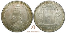 Vatican Médaille 1975 Anno Santo Roma Pape Paul VI Etats Pontificaux Argent 