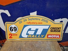PLAQUE DE RALLYE GT RALLY 2005