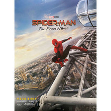 SPIDER-MAN FAR FROM HOME Affiche de film Prev. - 40x60 cm. - 2019 - Tom Holland,