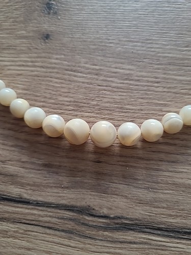 Collier fil perles - fil, nacre