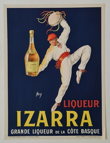Mory liqueur izarra vers 1930 - liqueur,