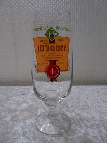 Verre bière ddr dresdner - verre,